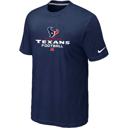 Nike Houston Texans Critical Victory NFL T-Shirt - Dark Blue